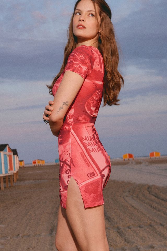 Miaou UO Exclusive Billie Stamp Mini Dress #7
