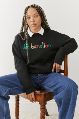 Benetton black outlet sweatshirt