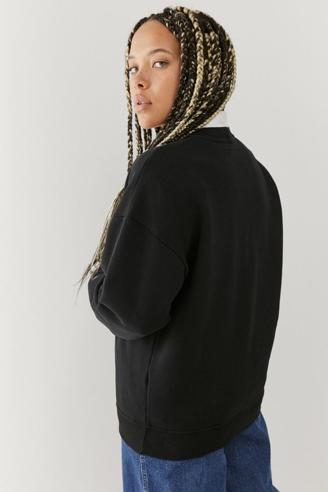 Benetton - Sweatshirt à col ras du cou noir #2