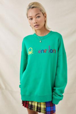 Benetton discount green sweatshirt