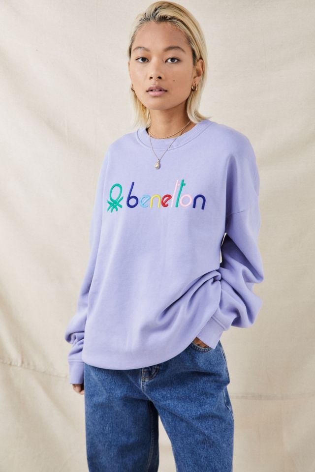 Benetton sweatshirt for ladies sales