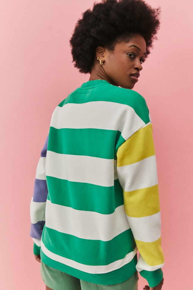 Sudadera de rayas de color bloqueada exclusiva de Benetton UO #3