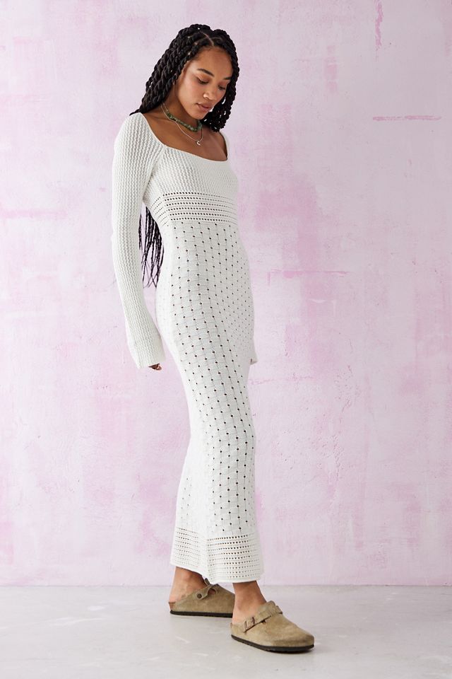 Another Girl Knit Long Sleeve Maxi Dress #2