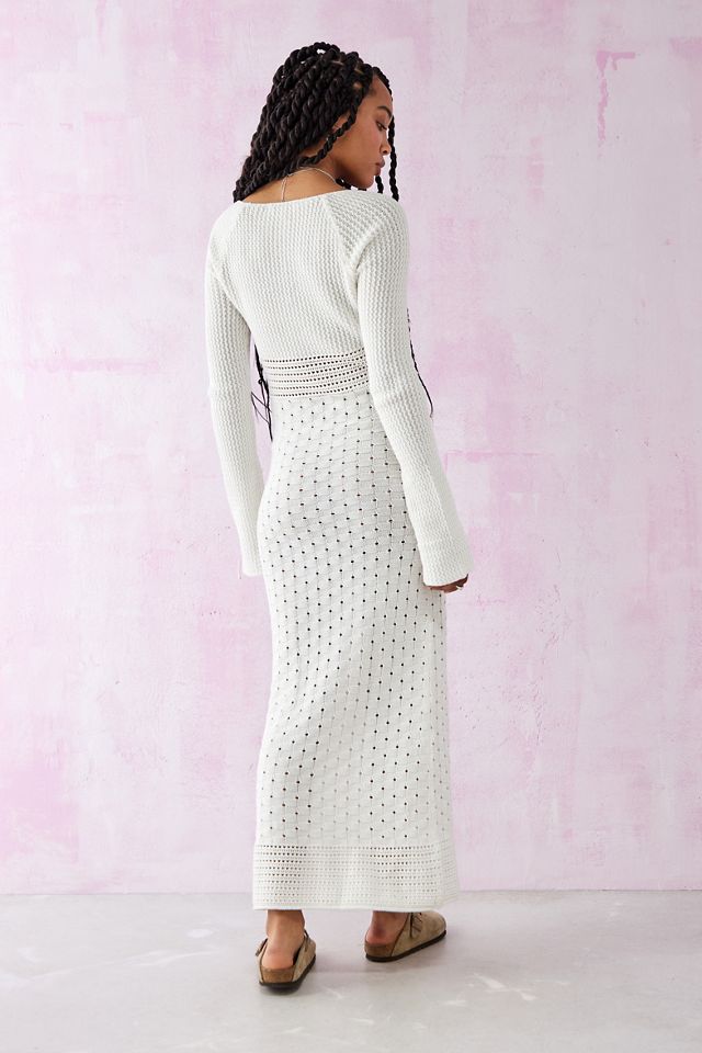 Another Girl Knit Long Sleeve Maxi Dress #4