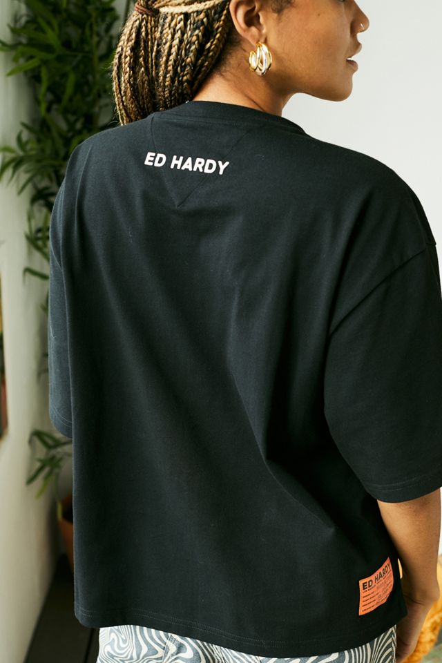 Ed Hardy - T-shirt surdimensionné True Death #3