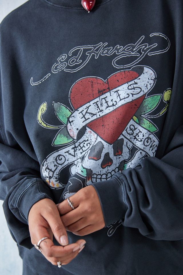 Ed Hardy Love Kills Slowly Felpa #1