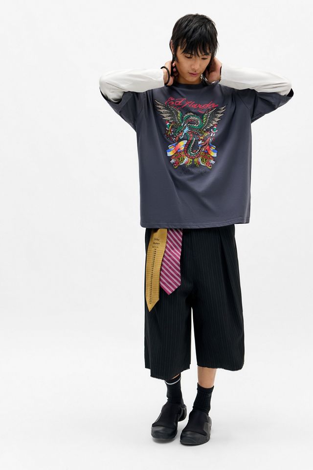 Ed Hardy Flying Dragon Double Layer T-Shirt #4