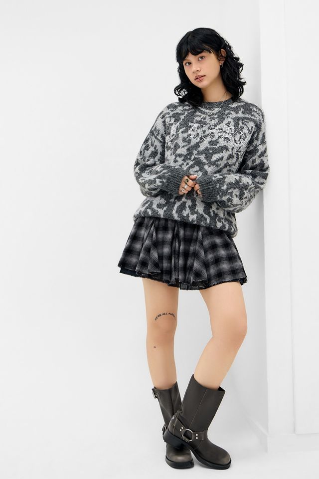 Pull en maille gothique léopard Ed Hardy #3