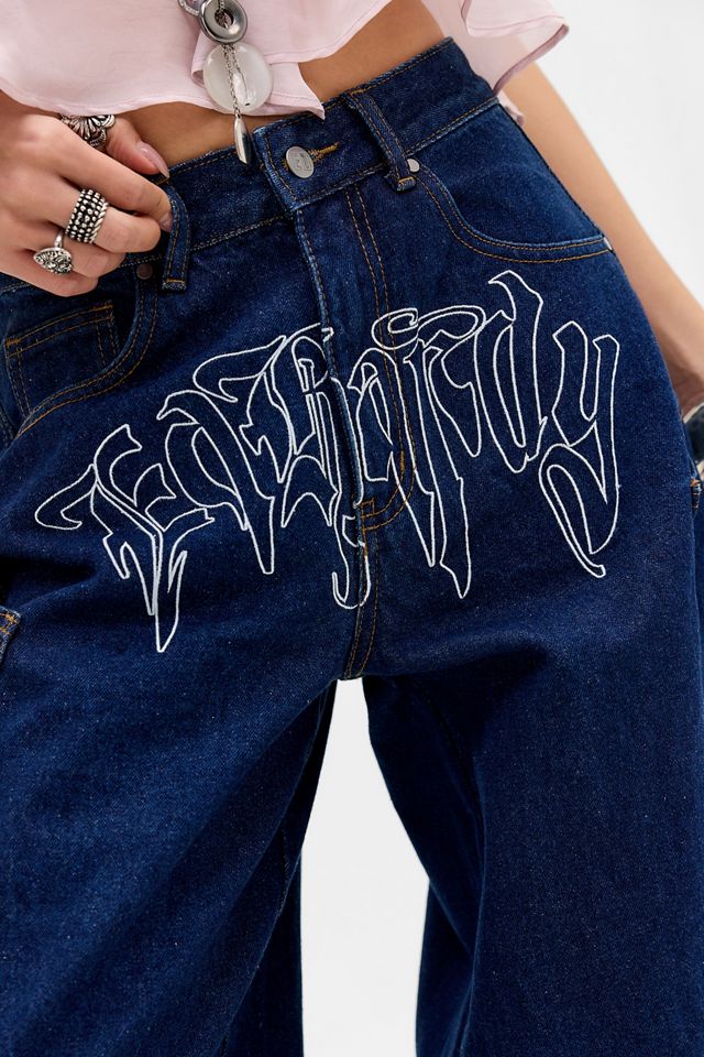 Jean décontracté Gothic Skull Ed Hardy #2