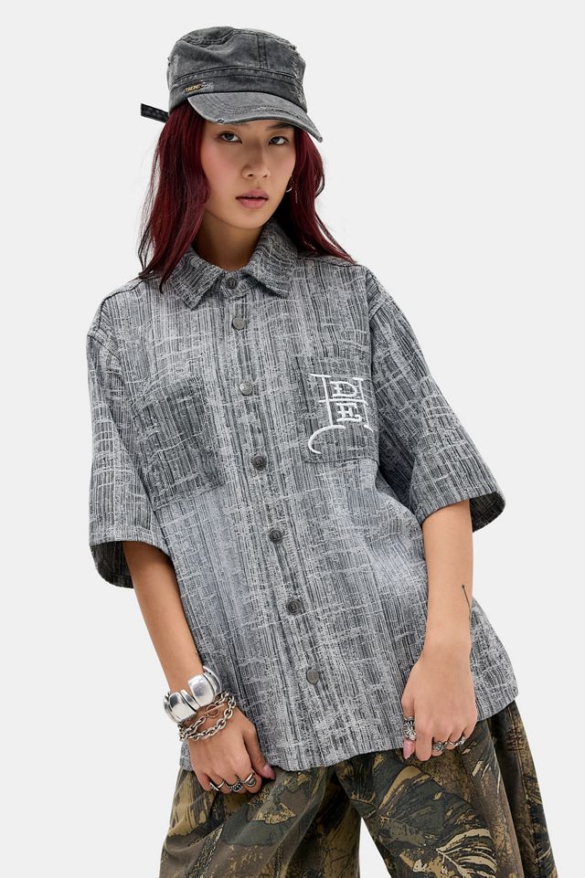 Camicia di Jeans con Croce Distressed Ed Hardy #3
