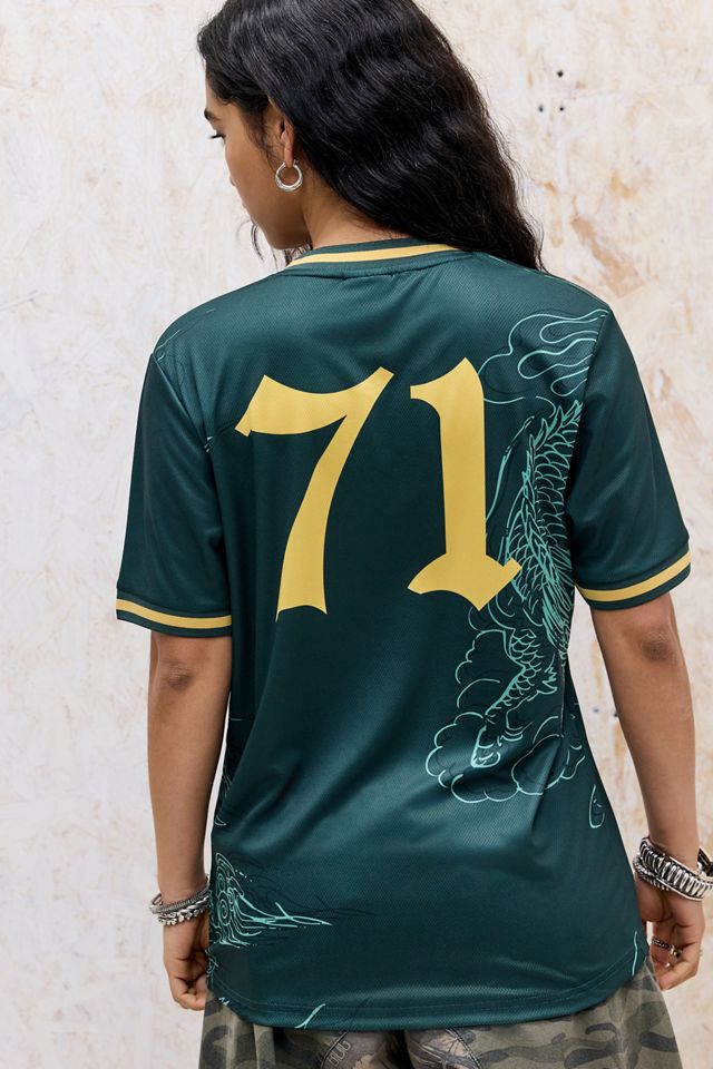 Ed Hardy Dragon Print Football Shirt #3