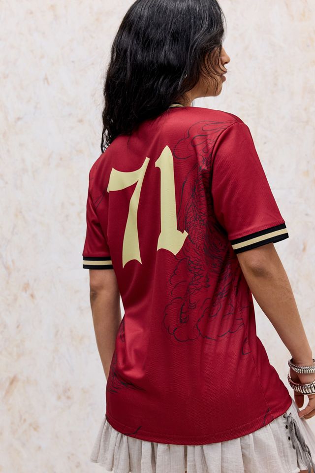 Ed Hardy Tiger-Print Relaxed Football-Shirt #3