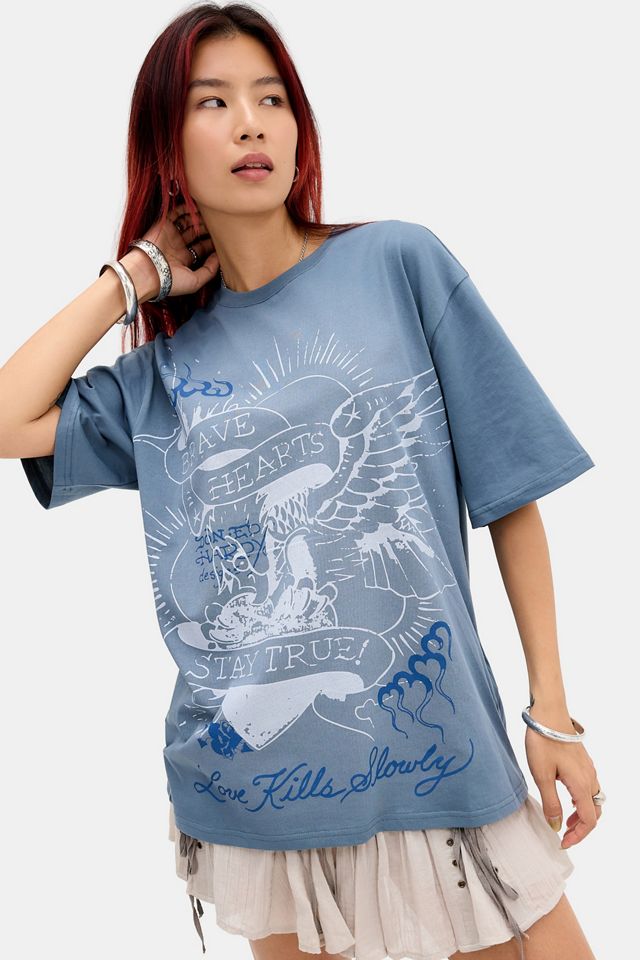 Camiseta Holgada Brave Hearts de Ed Hardy #2