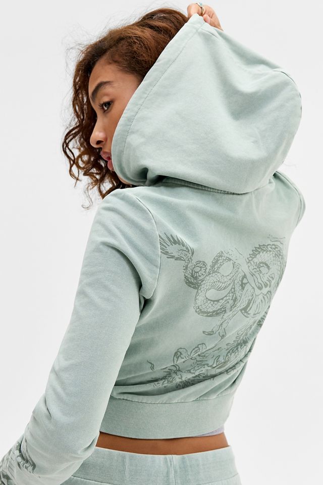 Sweat à capuche court graphique multi tatouage Ed Hardy #3