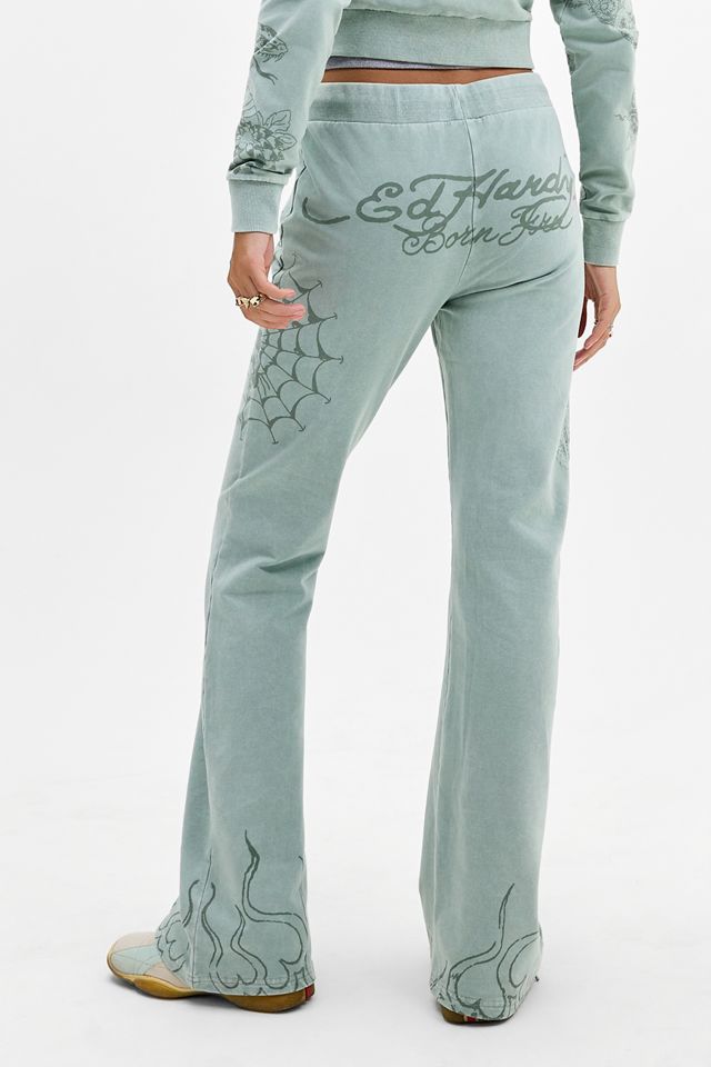 Ed Hardy Multi-Tattoo Ausgestellte Grafik-Jogginghose #3