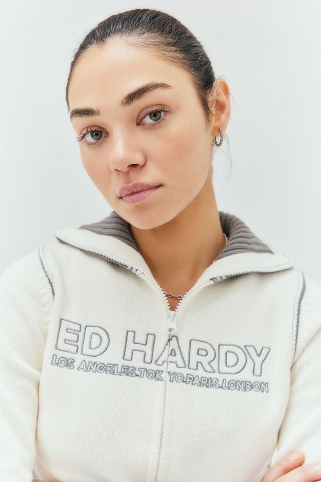 Ed Hardy Knitted Track Jacket #1