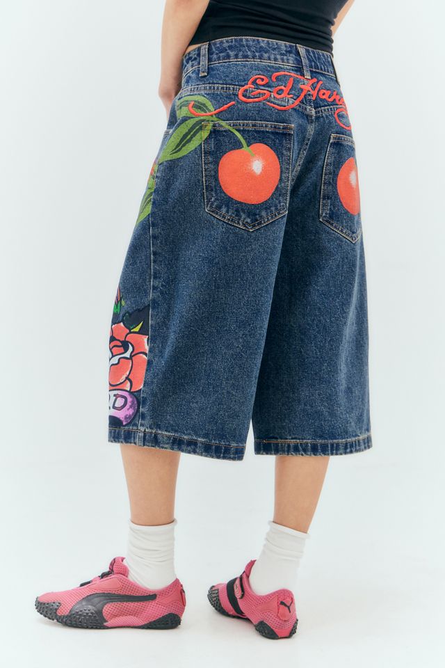 Ed Hardy Cherry Love Bomb Jorts #1