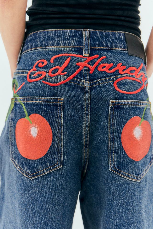 Ed Hardy Cherry Love Bomb Jorts #4