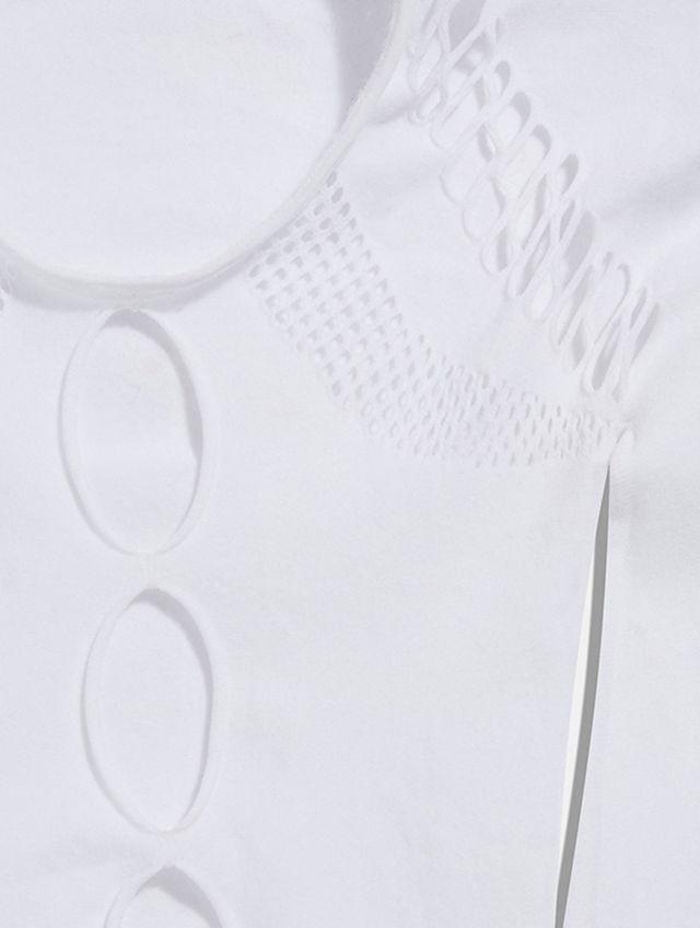 NiiHai White Shapewear Stretch Top & Sleeves #6