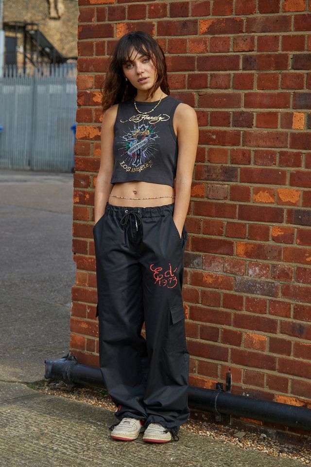 Ed Hardy UO Exclusive Cross & Heart Backless Tank Top | Urban