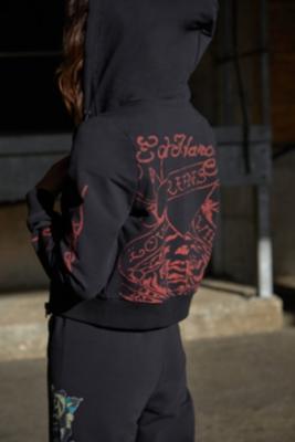 ed hardy zip up jacket