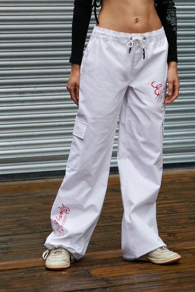 Ed Hardy UO Exclusive Pantaloni Cargo Bianchi #1