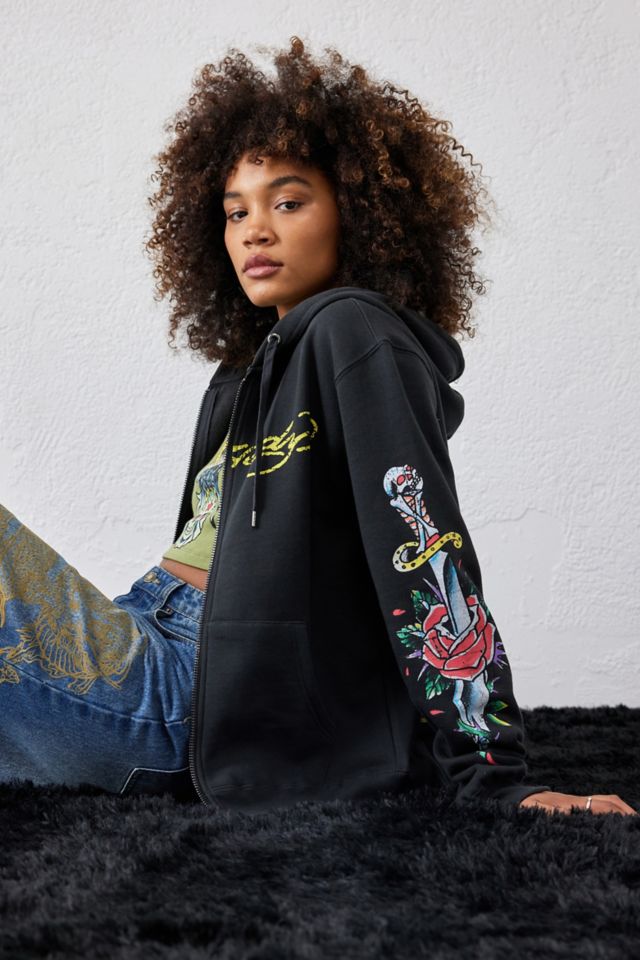 Hoodie ed hardy hotsell