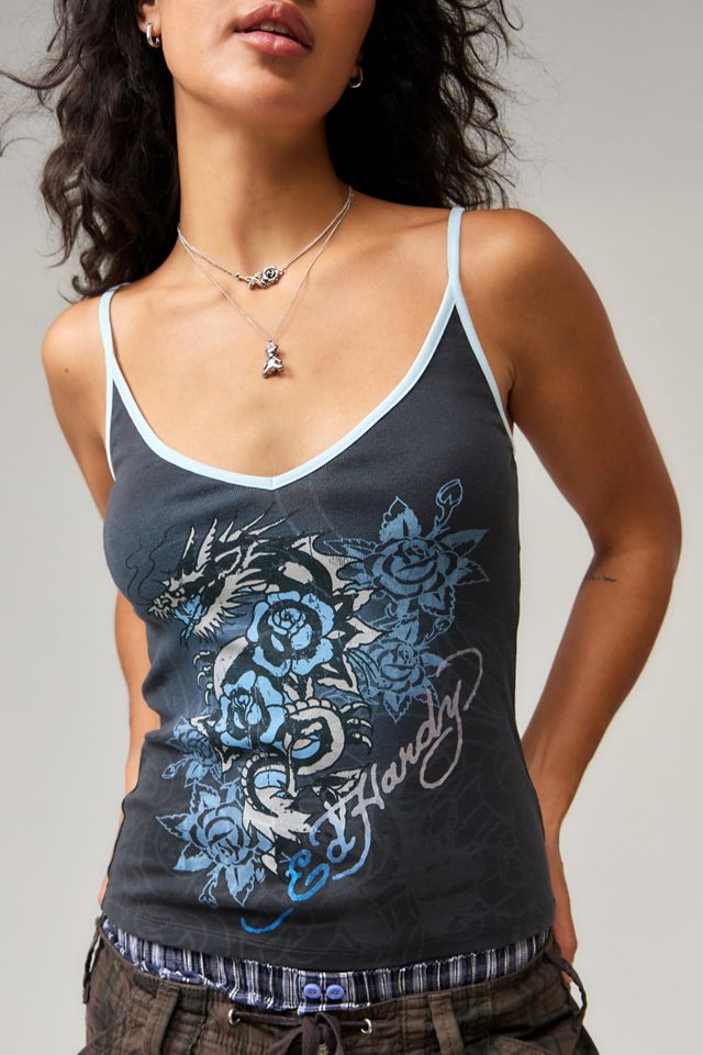Ed Hardy Rose Cami Top #1