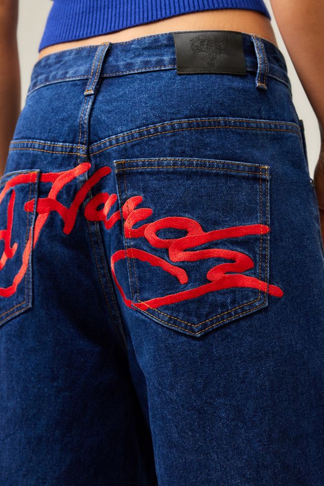 Ed Hardy UO Exclusive Longline Denim Shorts #3