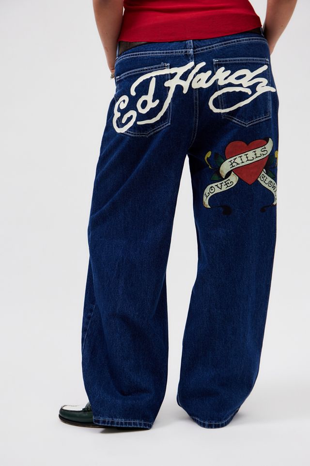 Ed Hardy UO Exclusive Love Kills Slowly Jeans #4