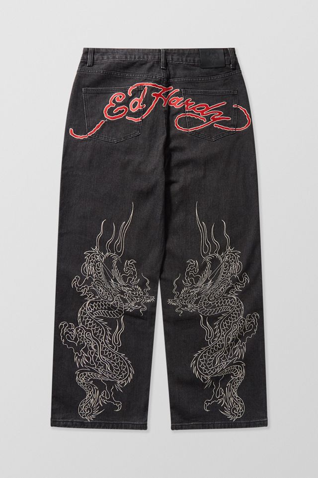 Ed Hardy UO Exclusive Embroidered Jeans #4