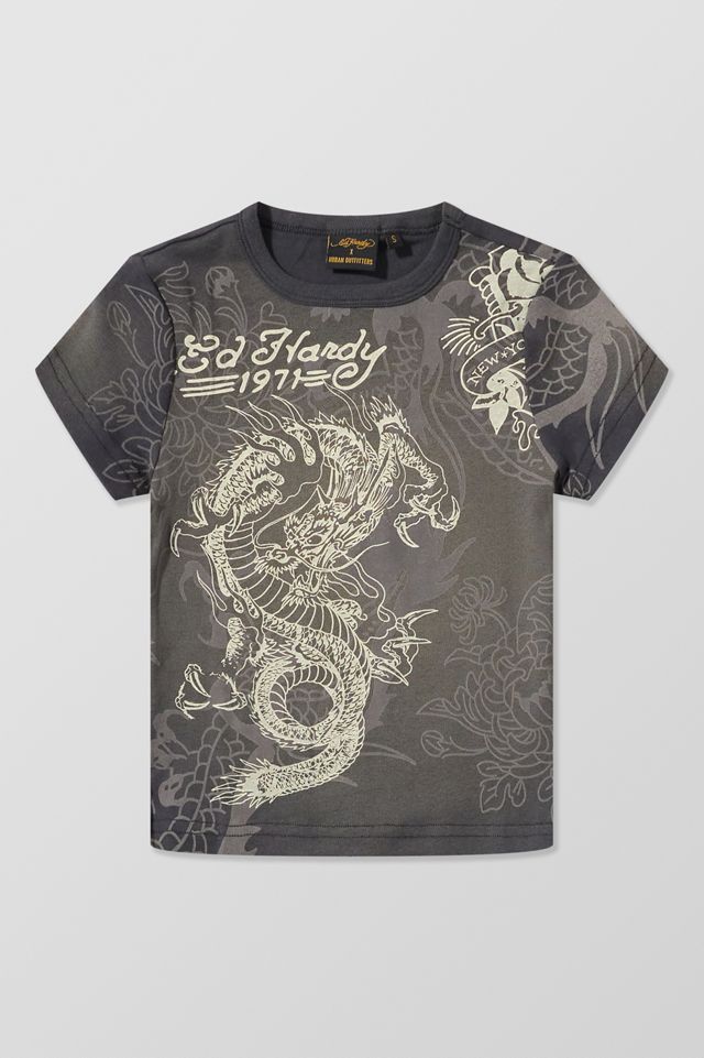 Maglietta Baby con Stampa Drago Ed Hardy #6