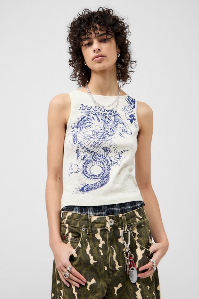 Ed Hardy Dragon Print Tank Top #4