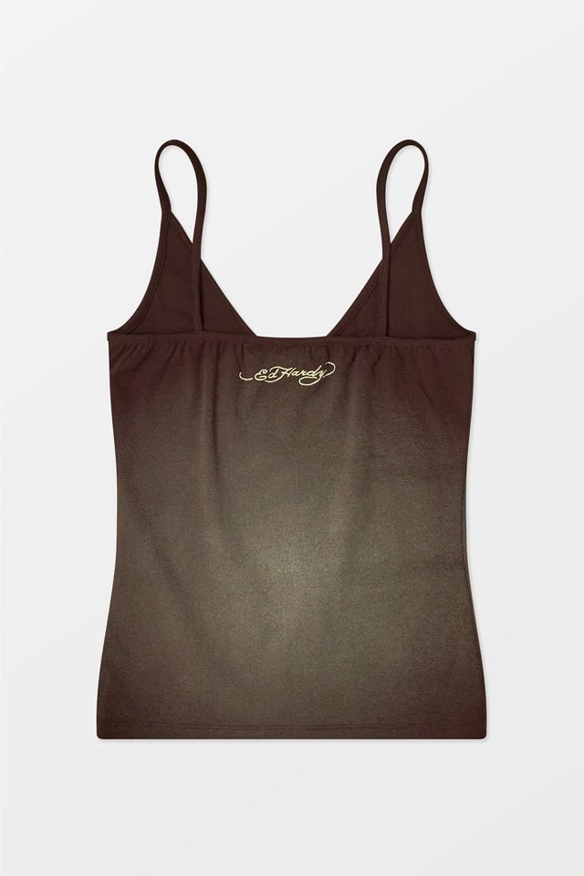 Débardeur Lotus Chocolat Ed Hardy Exclusif UO #7