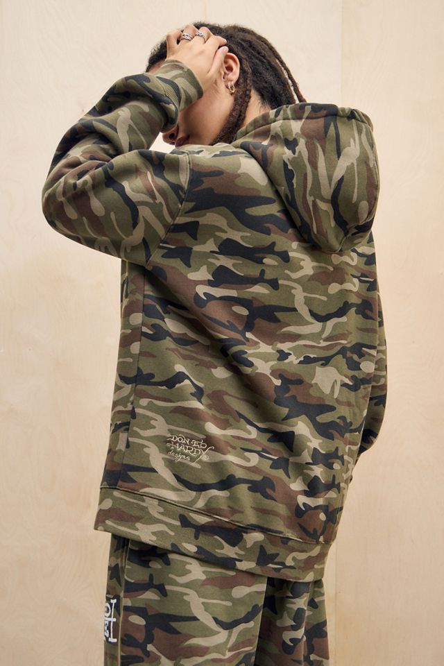 Sweat à capuche Ed Hardy UO Exclusive Camo Cross #3