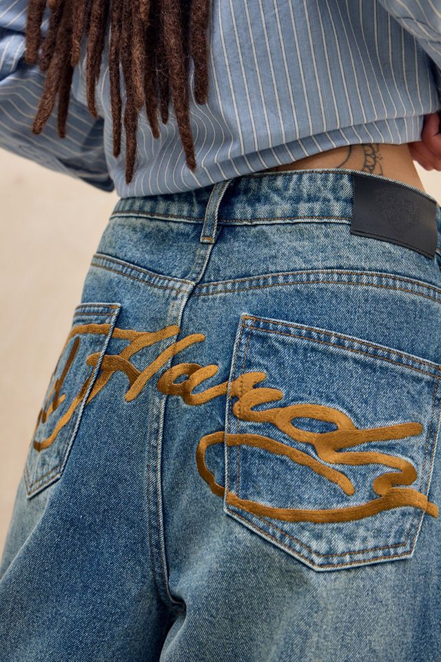 Jeans Ricamati Tobacco Ed Hardy UO Exclusive #4