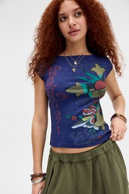 T-shirt Ed Hardy UO Exclusive Cross Slash Neck