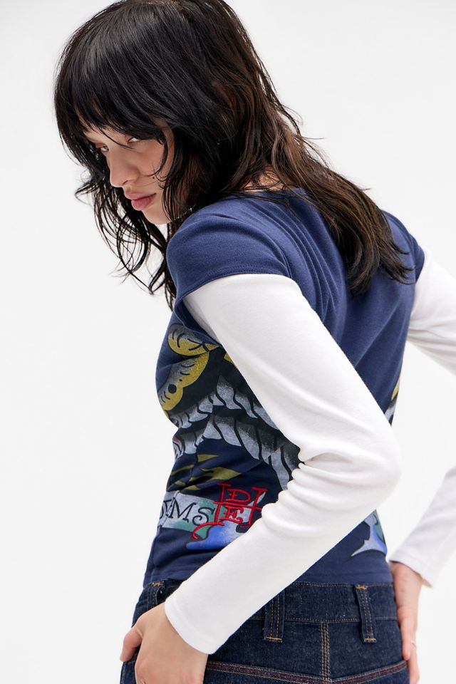 Ed Hardy UO Exclusive Long Sleeve Layer T-Shirt #3