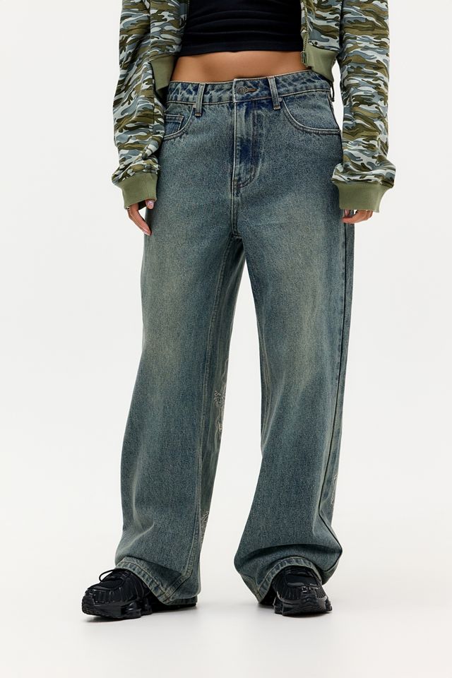 Ed Hardy Jeans Dragon Délavé Exclusivité UO #1