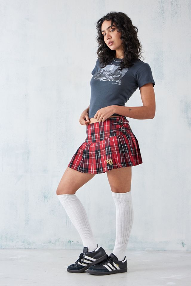 Ed Hardy Red & Black Check Micro Kilt #2