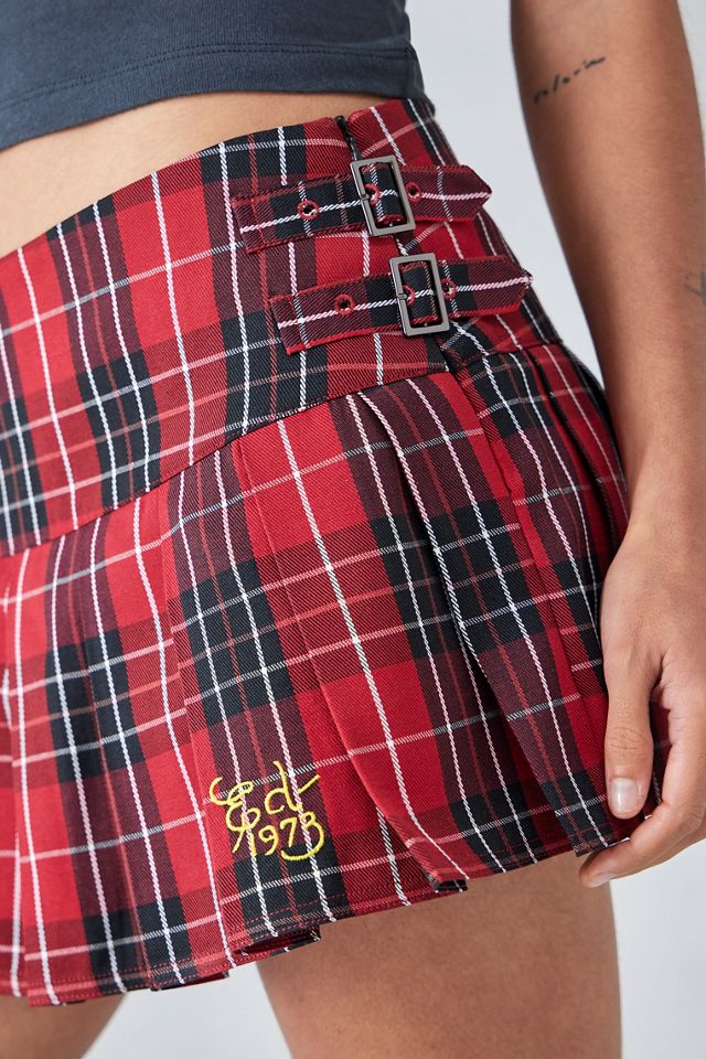 Ed Hardy Red & Black Check Micro Kilt #3