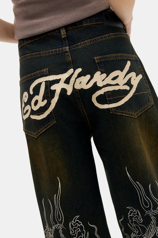 Jeans con Drago Ricamato Ed Hardy Esclusiva UO #2