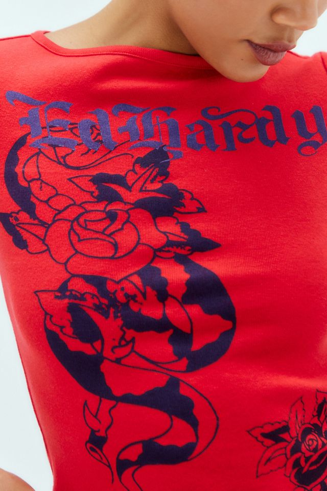 Maglietta Baby Ed Hardy Rose Snake #1