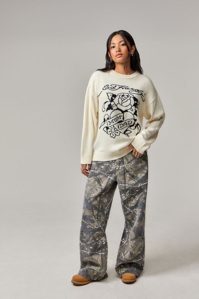 Ed Hardy UO Exclusive Mom Knit Jumper #2