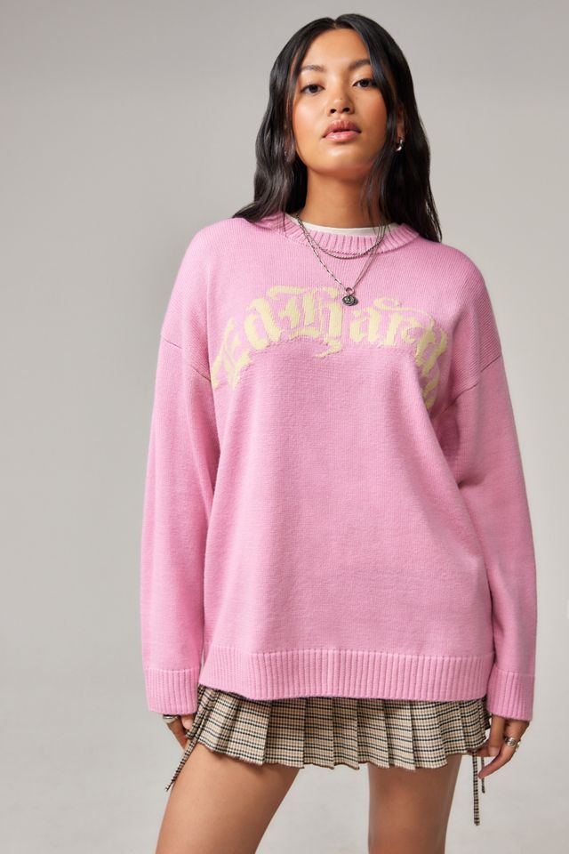 Ed Hardy UO Exclusive Pink Love Jumper #1