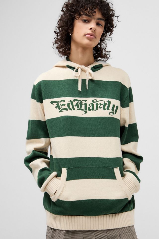 Ed Hardy UO Exclusive Stripe Knit Hoodie #6