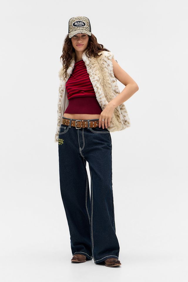 Jeans Bordados Índigo Ed Hardy Exclusivos de UO #2