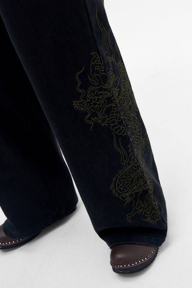 Ed Hardy UO Exklusive Bestickte Drachenjogger #4