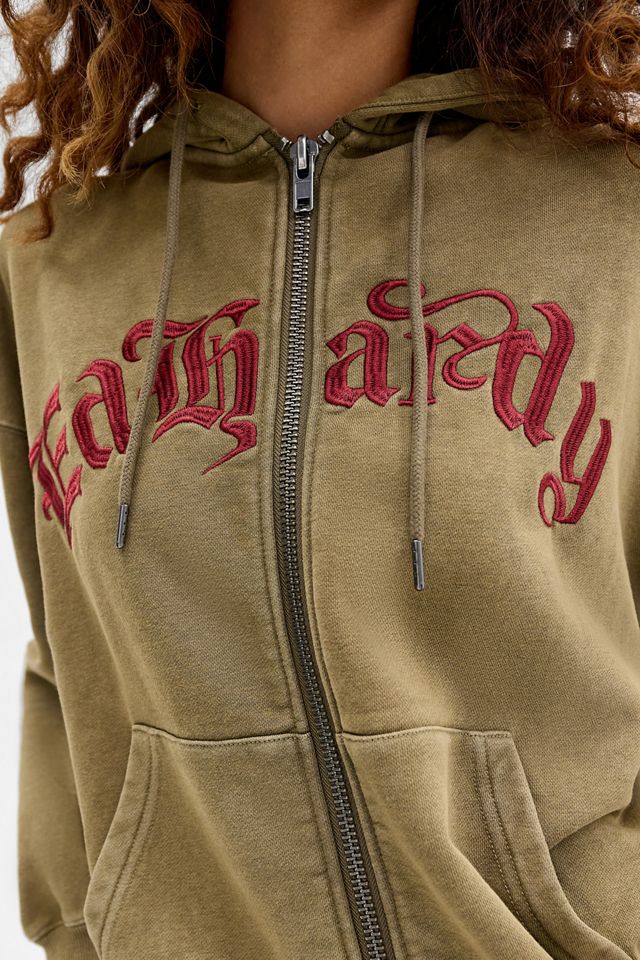 Sweat à capuche gothique à fermeture éclair Ed Hardy exclusif UO #3