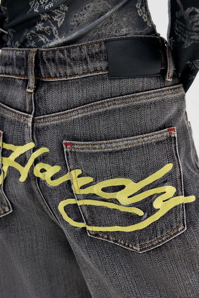Jean gris délavé dragon Ed Hardy exclusivité UO #3